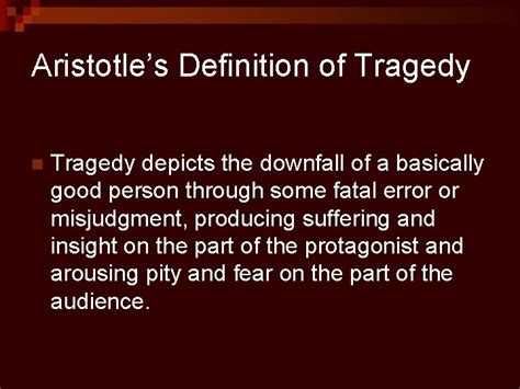 Aristotles Traits Of A Tragic Hero Common Characteristics