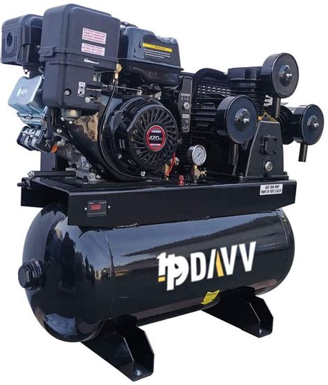 Hpdavv Gas Driven Piston Air Compressor 13hp One Stage 30 Gal Tank