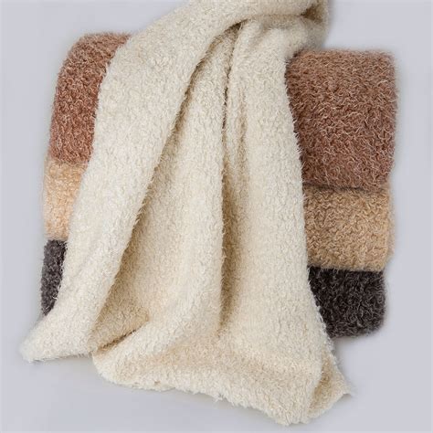 Neotrims Pile Fabric Soft Sheep Wool Fleece Look 4 Natural Colours