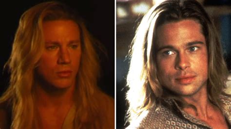 Yes Channing Tatum Modeled His The Lost City Look On Brad Pitt C