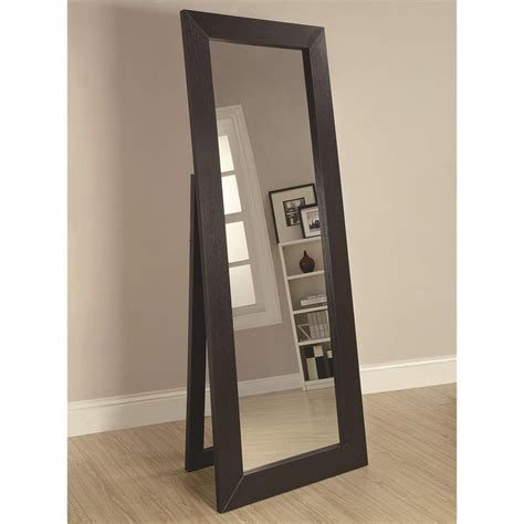 Pacific Landing Standing Mirror In Cappuccino Nfm Standing Mirror Diy Standing Mirror Home