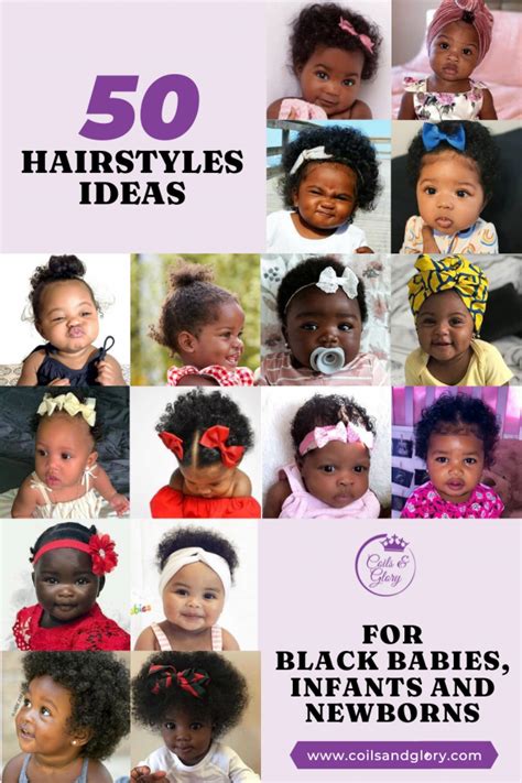 50 Easy Natural Hairstyles For Black Babies 0 12 Months Old Coils