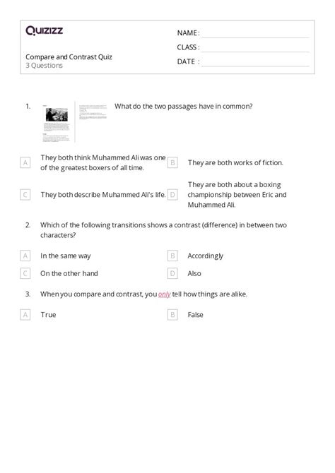 50 Ela Worksheets For 10th Grade On Quizizz Free And Printable