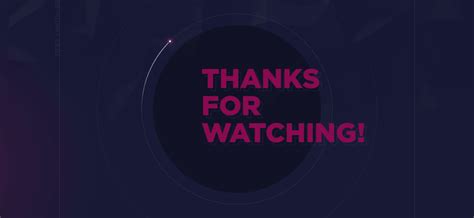 Thank You For Watching Animated 