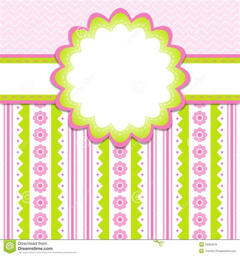 template greeting card stock vector illustration  border