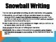 Picture Prompt Descriptive Writing Snowball Activity By Mz S English