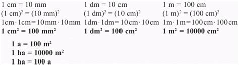 Pola figur. 1 cm = 10 mm. (1 cm)2 = (10 mm)2. 1 cm x 1 cm = 10 mm x 10