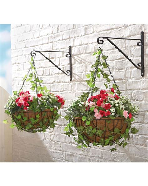 Roses Ready Made Hanging Basket J D Williams Hanging Flower Baskets