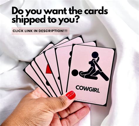 Kinky Sex Position Card Game Steamy Sex Game For Him Or Her Mature Adults Game For Any Couple