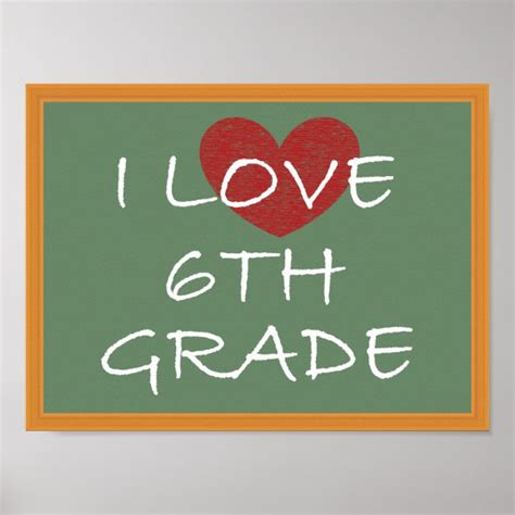 Sixth Grade Posters And Prints Zazzle