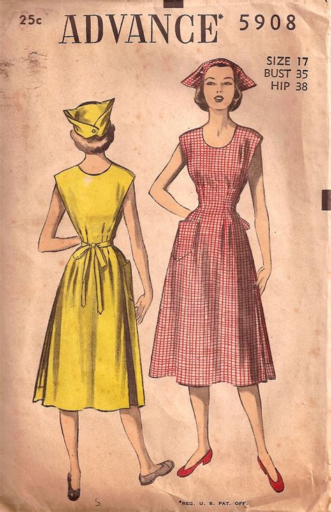 Advance 5908 | Vintage Sewing Patterns | FANDOM powered by Wikia