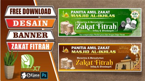 Background Spanduk Zakat Fitrah Contoh Banner Minuman Kekinian Porn
