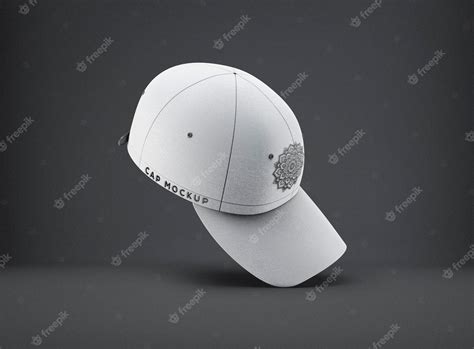 premium psd baseball cap mockup