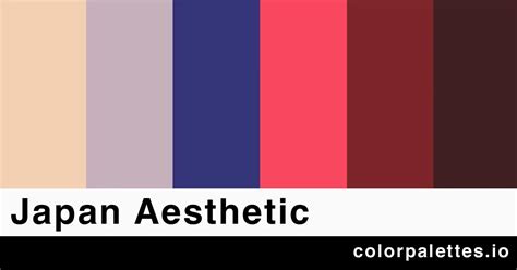 Japan Color Palette