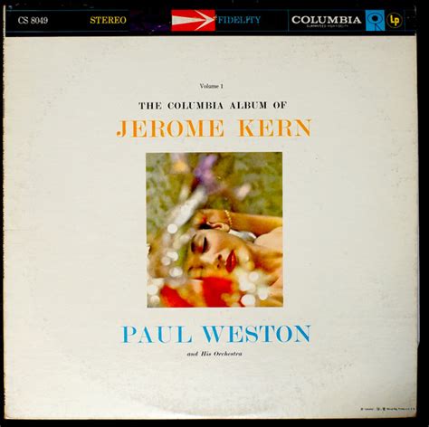 Paul Weston And His Music From Hollywood The Columbia Album Of Jerome