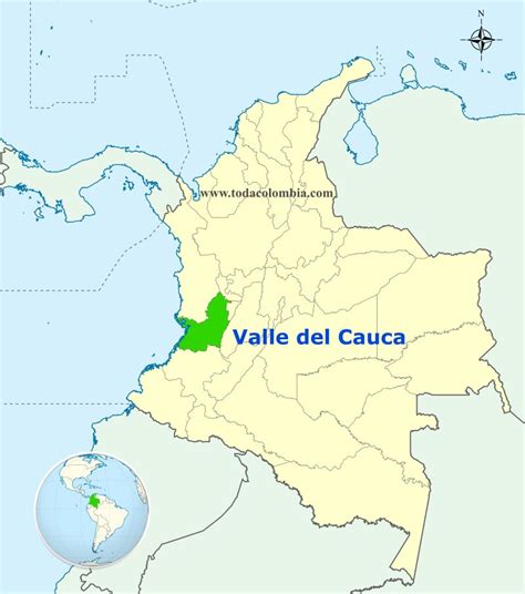Localizacion Valle Del Cauca