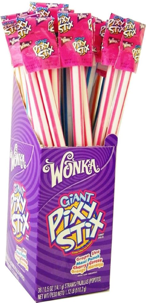 Nestle Giant Pixy Sticks 12g 85 Count Box American Candy N Drinks Ltd