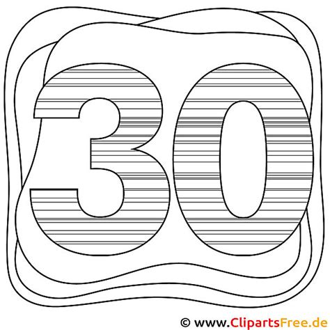 Giant Number 30 Coloring Page Made By Teachers Gambaran