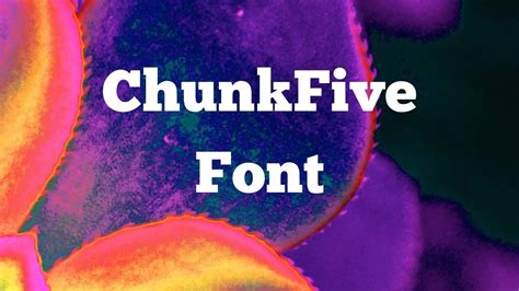 Chunkfive Font Free Download