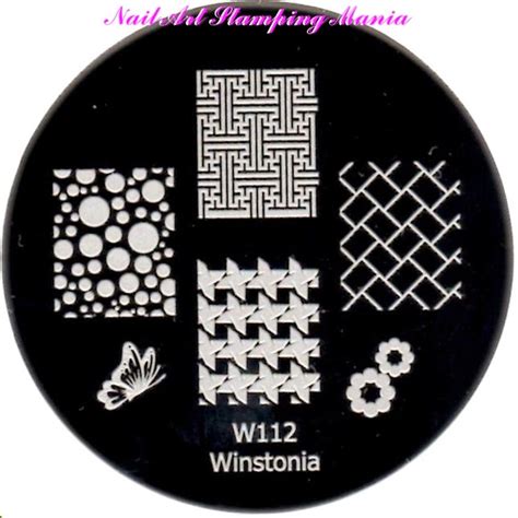 Nail Art Stamping Mania Winstonia Plates First Set W101 W120 Review