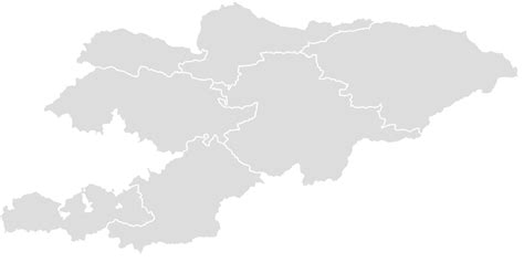 Kyrgyzstan Blank Map Maker Printable Outline Blank Map Of Kyrgyzstan