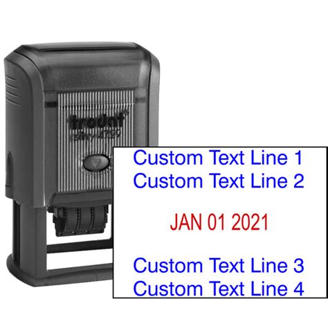 Received Custom Date Stamp Simply Stamps