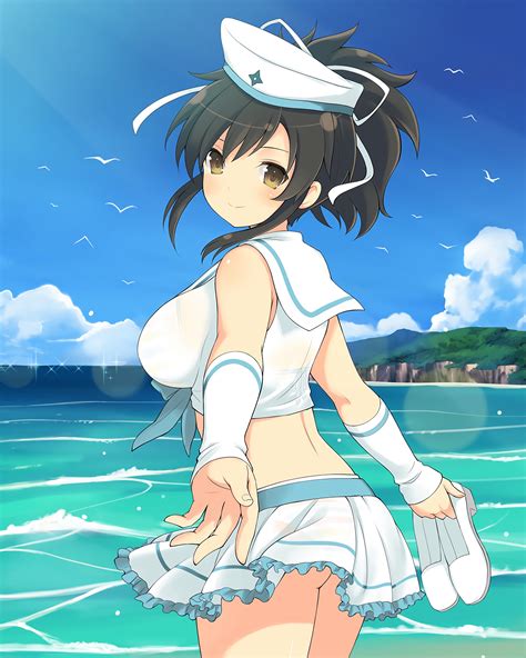 Yaegashi Nan Senran Kagura Asuka Senran Kagura Ass Bra Pantsu See