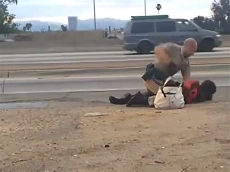 Police Officer Caught Beating Up A Woman Business Insider