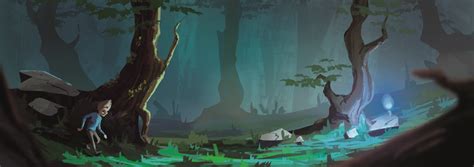 Artstation Forest Concept Art Elise Mathez Concept Art Landscape