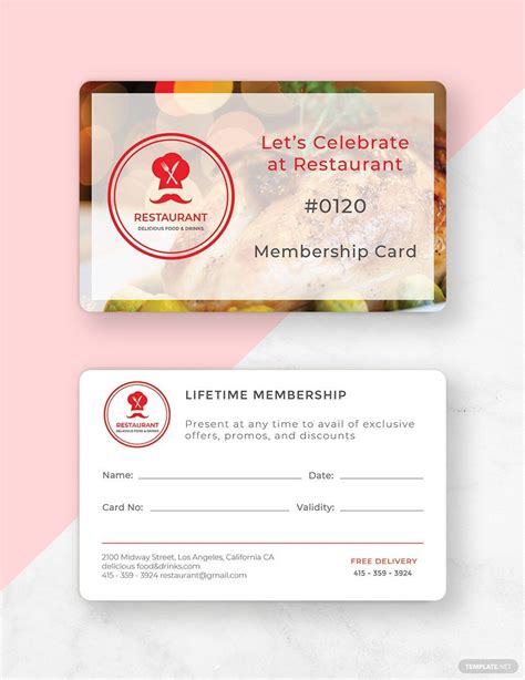 Simple Membership Card Template In Indesign Psd Pages Publisher