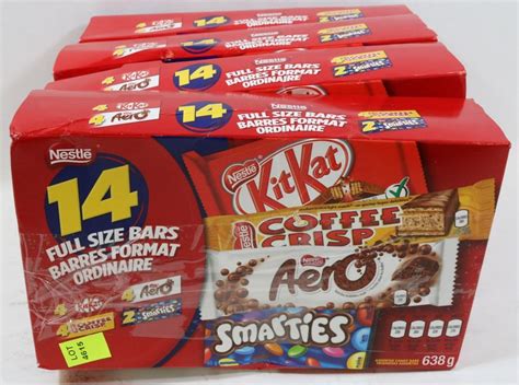 4 Boxes Of Assorted Nestle Full Size Chocolate Bar Kastner Auctions