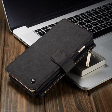 Genuine Leather Wallet Case For Iphone 6 6s 6 Plus 47 55 5 5s Se