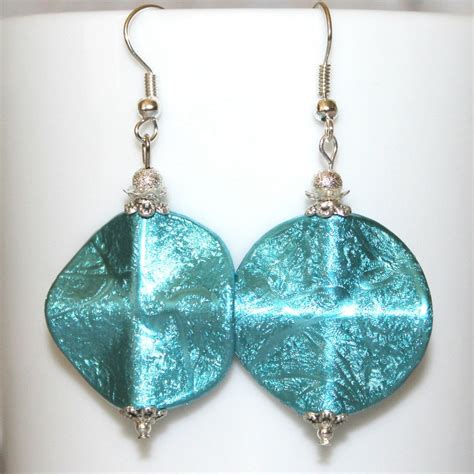 Turquoise Earringsturquoise Jewelryround By Jacobandchloesllc
