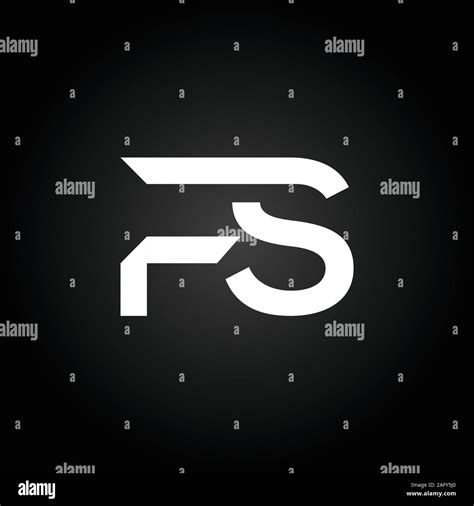 Initial Fs Letter Linked Logo Creative Letter Fs Modern Business Logo