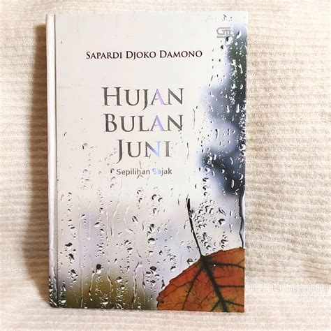 Jual Buku Preloved Hujan Bulan Juni By Sapardi Djoko Damono Puisi