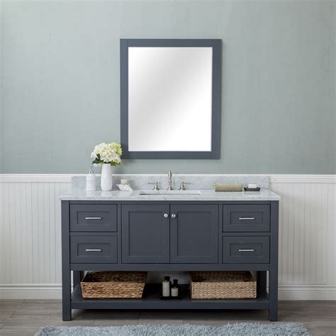 alya bath wilmington   single bathroom vanity  gray