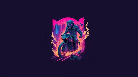 2560x1440 Neon 80s Panther 1440p Resolution Hd 4k Wallpapersimages