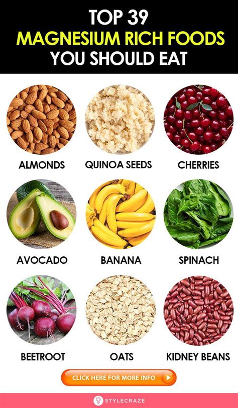 top 39 magnesium rich foods you should include in your diet magnesium is an important nutrient
