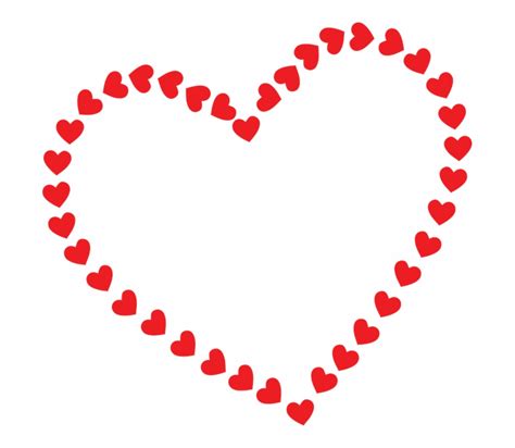 Red Heart Symbol Love Valentine Shape Romantic Happy Clip Art Library