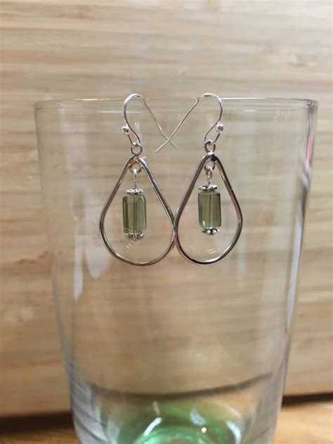 Items Similar To Hand Crafted Glass Bead Earrings On Etsy
