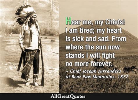 Chief Joseph Quotes Top 81 From Nez Perce Chief