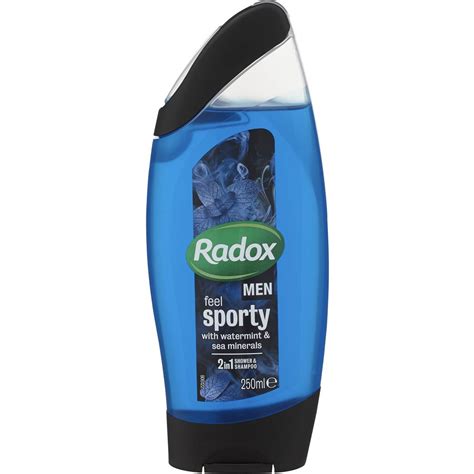 Radox For Men Shower Gel Feel Sporty 250ml Woolworths