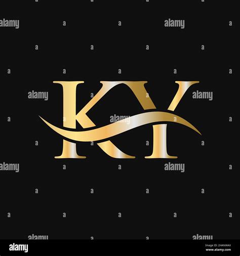 letter ky logo sign design template ky k y letter logo modern flat minimalist business