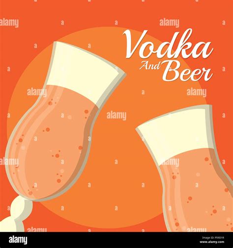 vodka delicious cocktails vector illustration graphic design stock vector image and art alamy