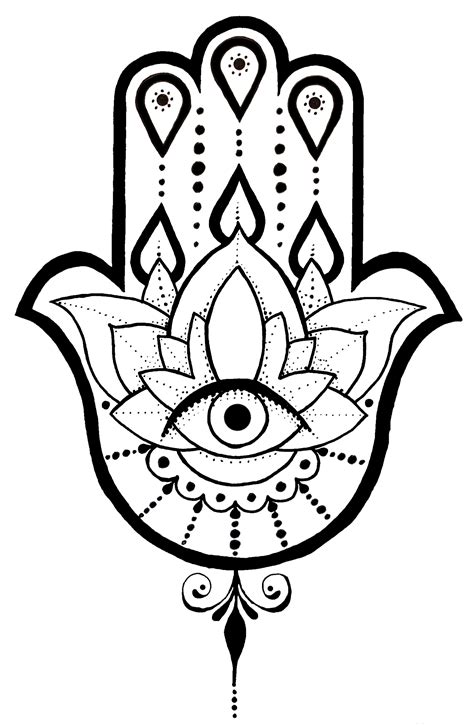 Hamsa Hand Tattoo Drawing Images And Photos Finder