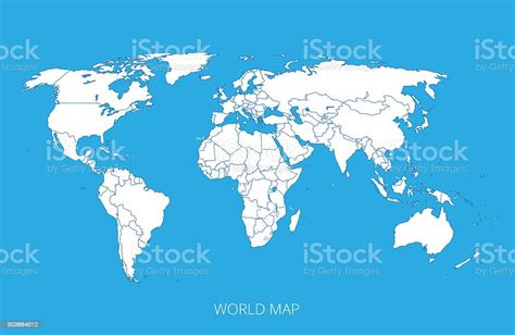 Carte Du Monde Vecteurs Libres De Droits Et Plus Dimages Vectorielles
