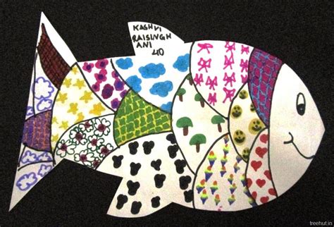 colourful child art pattern art  students  grade
