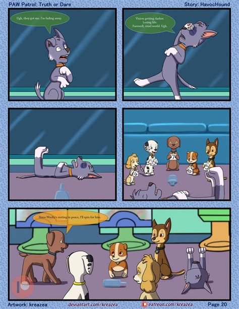 Paw Patrol Comic Truth Or Dare Pg By Kreazea On Deviantart Paw