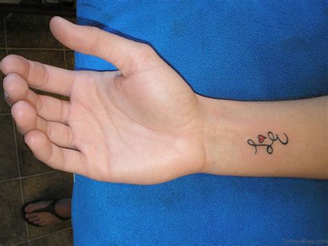 48 Unique Initial Tattoos For Wrist Tattoo Designs