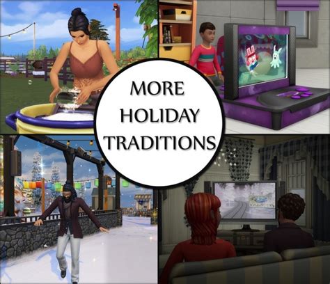 Assorted Custom Holiday Traditions By Icemunmun At Mod The Sims Sims